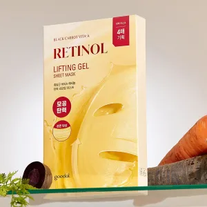 GOODAL Black Carrot Vita A Retinol Gel Sheet Mask