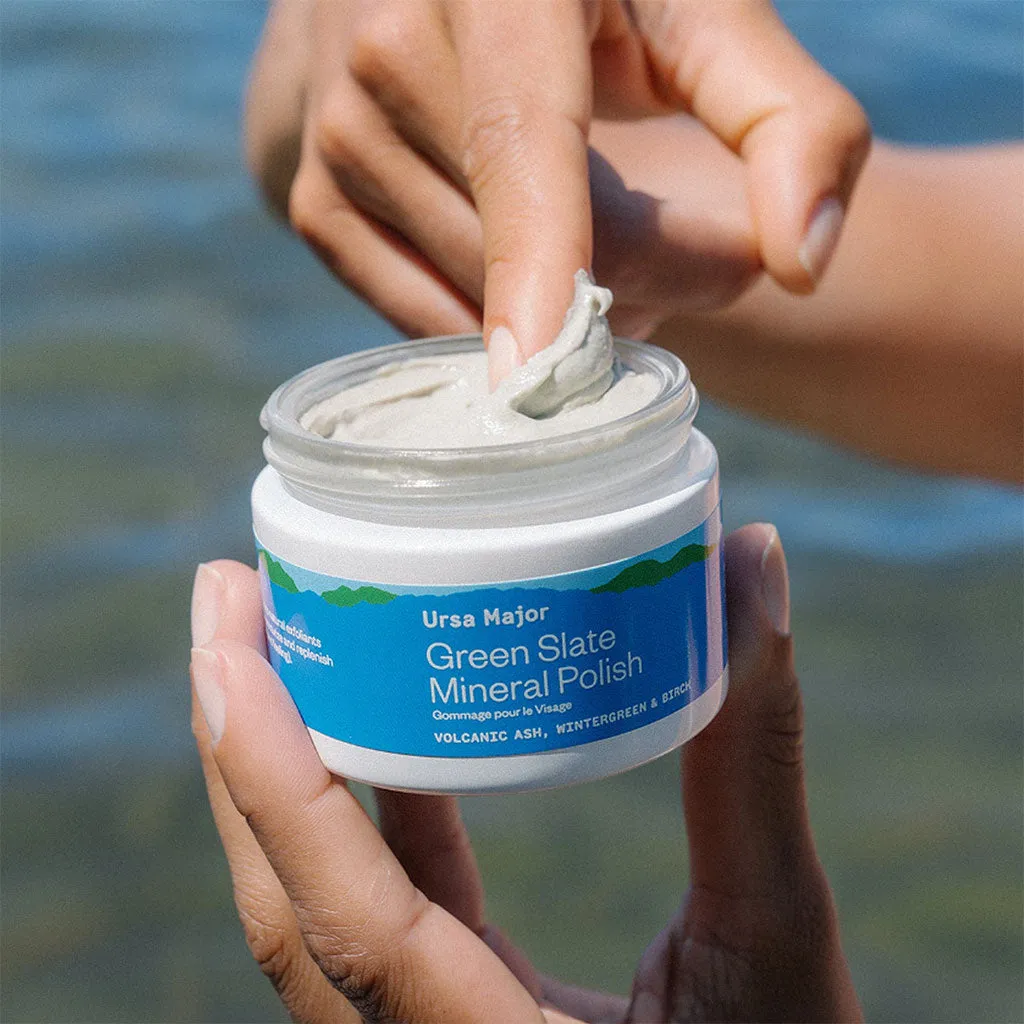Green Slate Mineral Face Polish