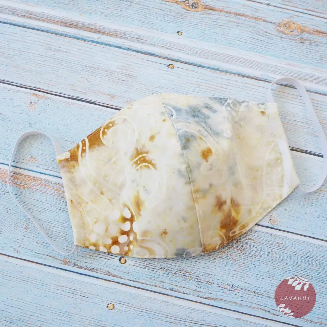 Hawaiian Face Mask • Cream Sandy Beach