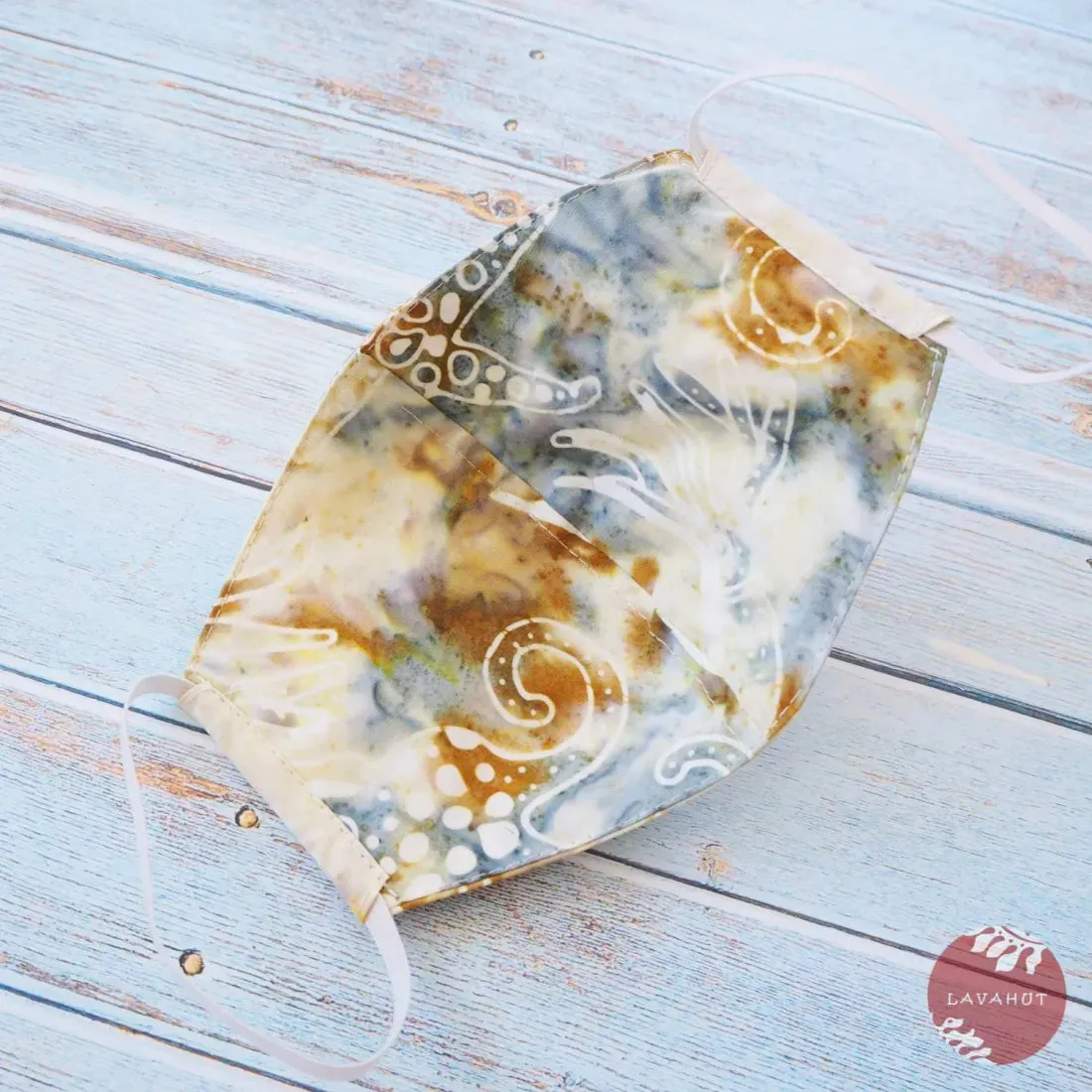 Hawaiian Face Mask • Cream Sandy Beach