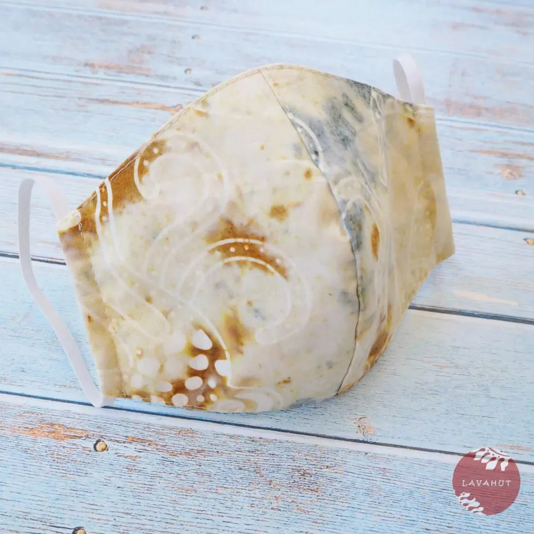 Hawaiian Face Mask • Cream Sandy Beach