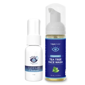 Heyedrate Foaming Tea Tree Face Wash   Heyedrate 1 oz Lid & Lash Cleanser