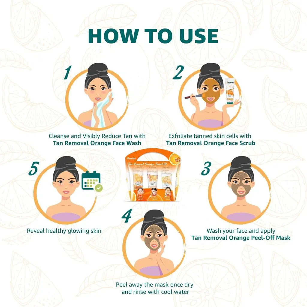 Himalaya Tan Removal Orange Facial (Kit)