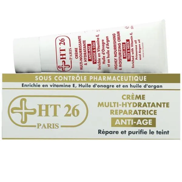 HT26 Creme Multi Hydratante Reparatrice Anti-age 50 ml