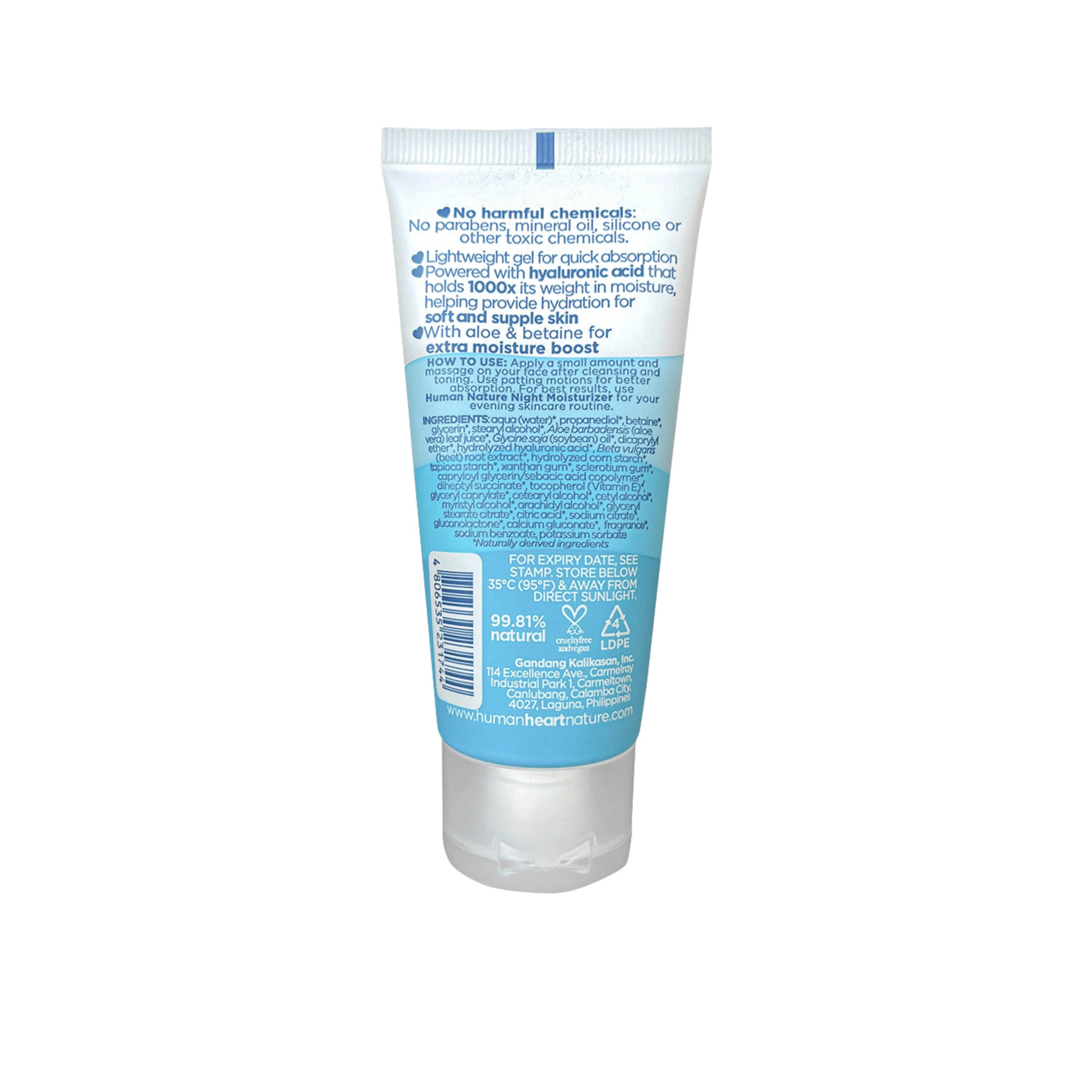 Human Nature Hyaluronic Acid Gel Day Moisturizer