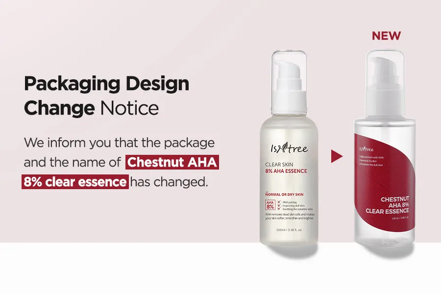 ISNTREE CHESTNUT AHA CLEAR SKIN ESSENCE