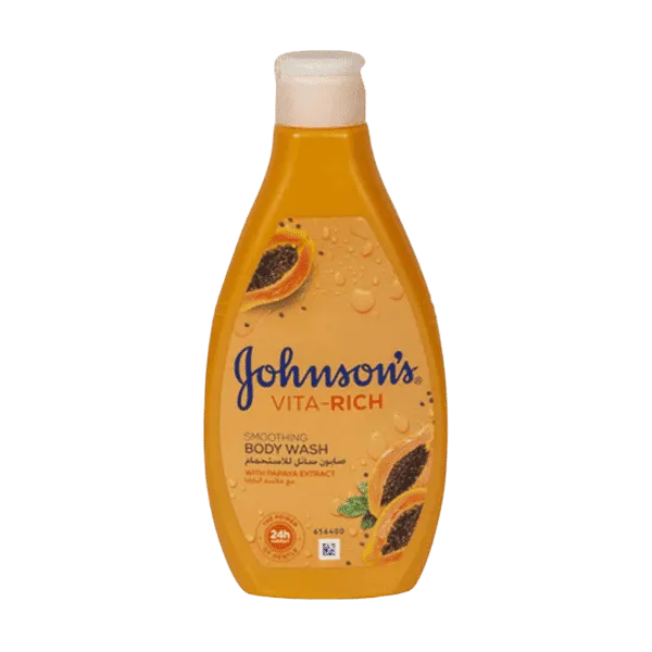 JOHNSONS VITA-RICH PAPAYA EXTRACT BODY WASH 250ML