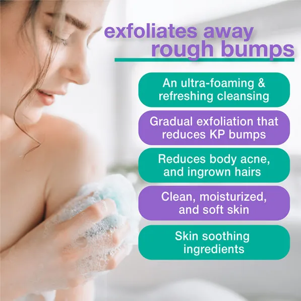 Keratosis Pilaris Exfoliating Body Wash with 15% Glycolic Acid, 2% Salicylic Acid