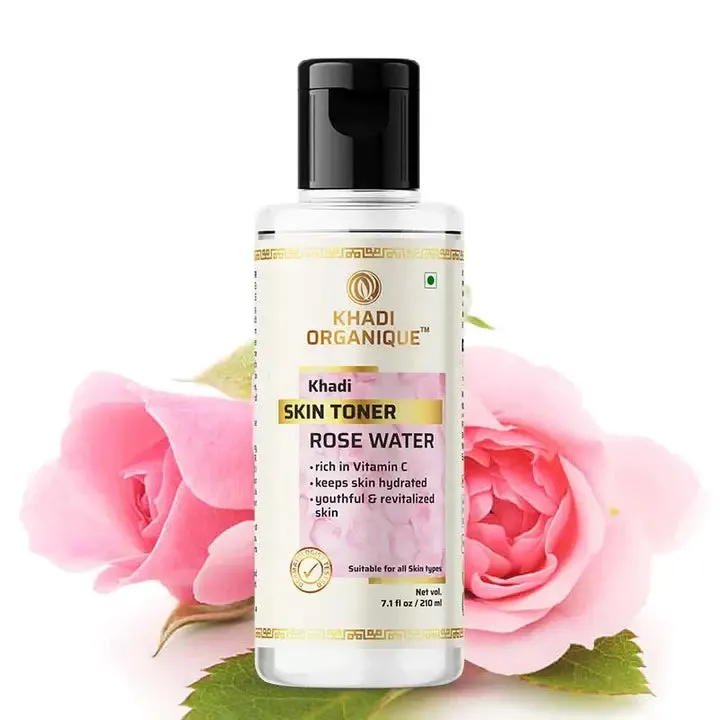 Khadi Organique Pure Rose Water Skin Toner 210ml