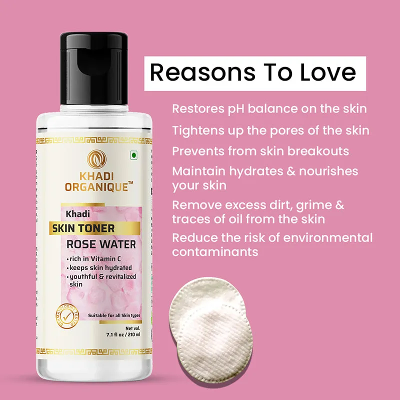Khadi Organique Rose Water Skin Toner