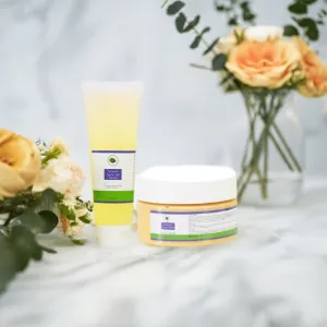 Khichi Beauty 2 Piece Essential Luxury Turmeric Facial System, Brighten and Firm,