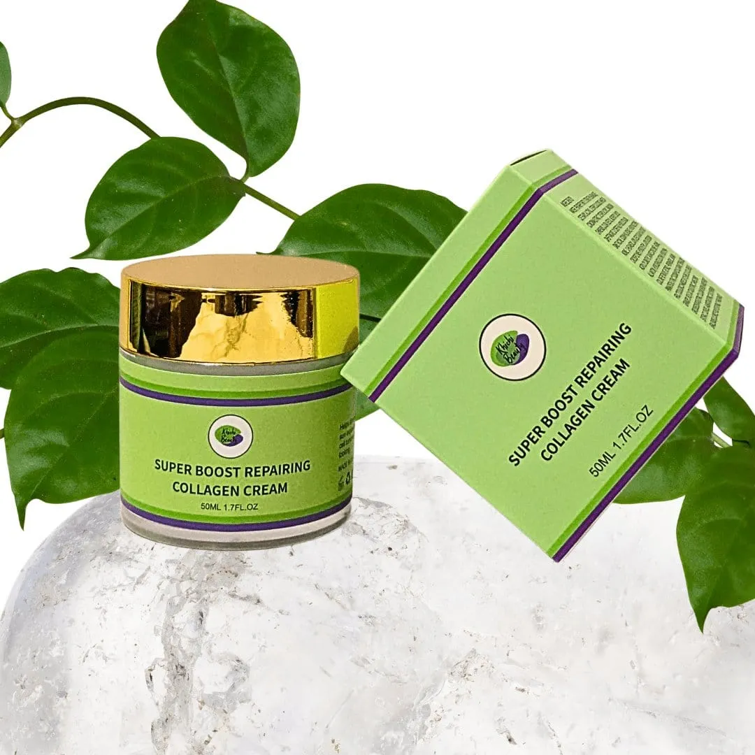 Khichi Beauty Super Boost Repairing Collagen Cream 1.7 oz (50ml).