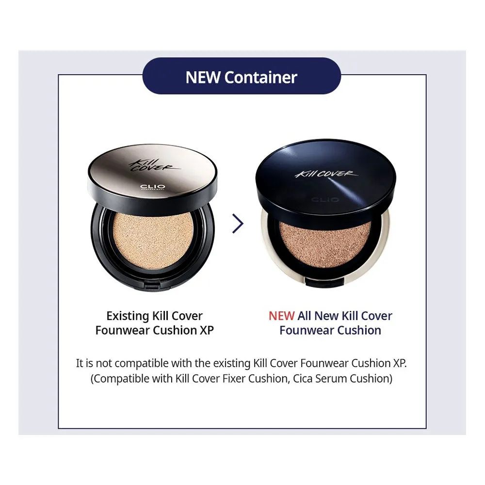 Kill Cover Founwear Cushion All New Set (with Refill) SPF50 /PA   