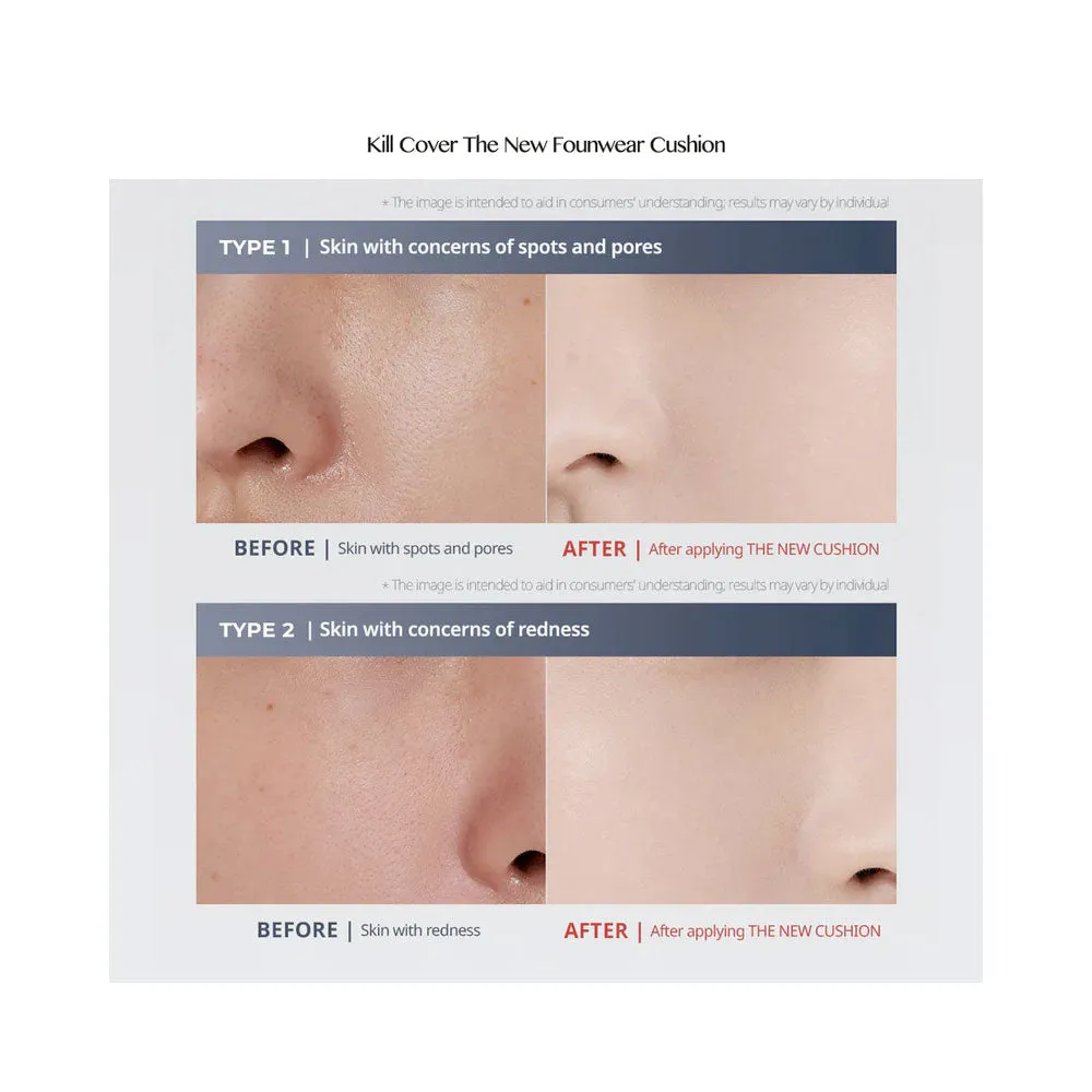 Kill Cover The New Founwear Cushion Set (with Refill) SPF50 /PA   