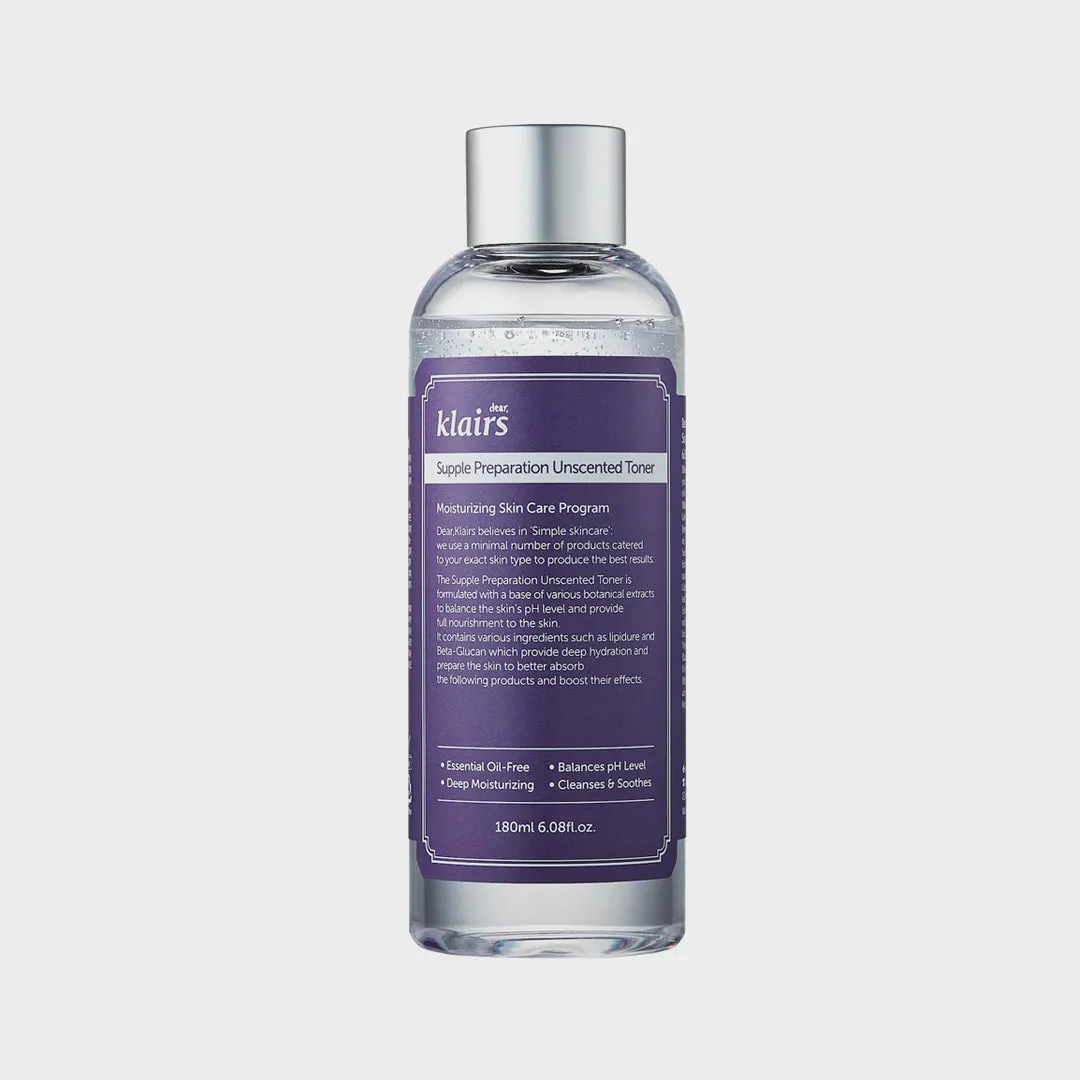 KLAIRS Supple Preparation Unscented Toner