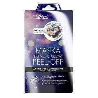 L'Biotica Diamond Glow mask peel-off firming and refreshing 10g, Peel off face mask