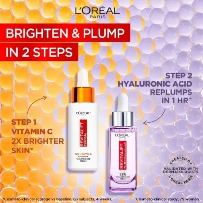 L'Oréal Paris Revitalift CHa CHa Better Together Plump & Brighten Serum Set