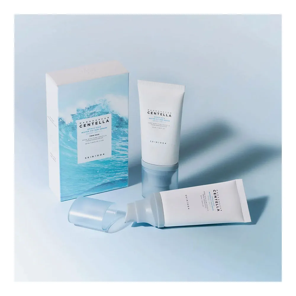 Madagascar Centella Hyalu-Cica Water-Fit Sun Serum SPF50 /PA     [TWIN PACK!]