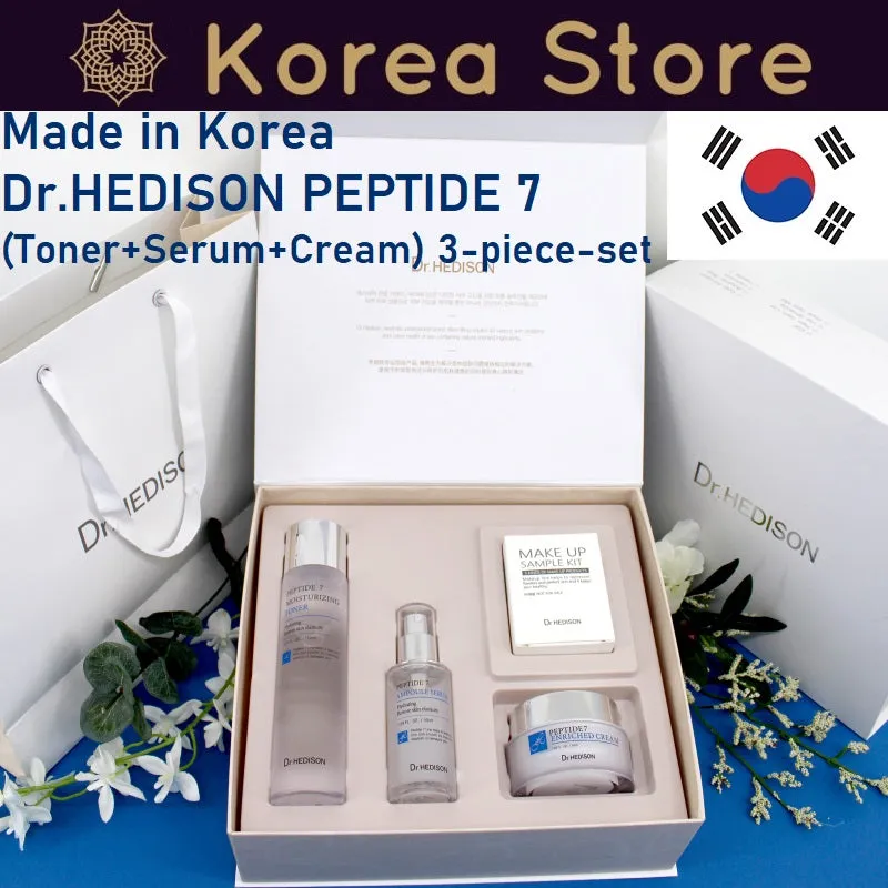 Made in Korea Dr.HEDISON PEPTIDE7 (Toner Serum Cream) 3-piece-set