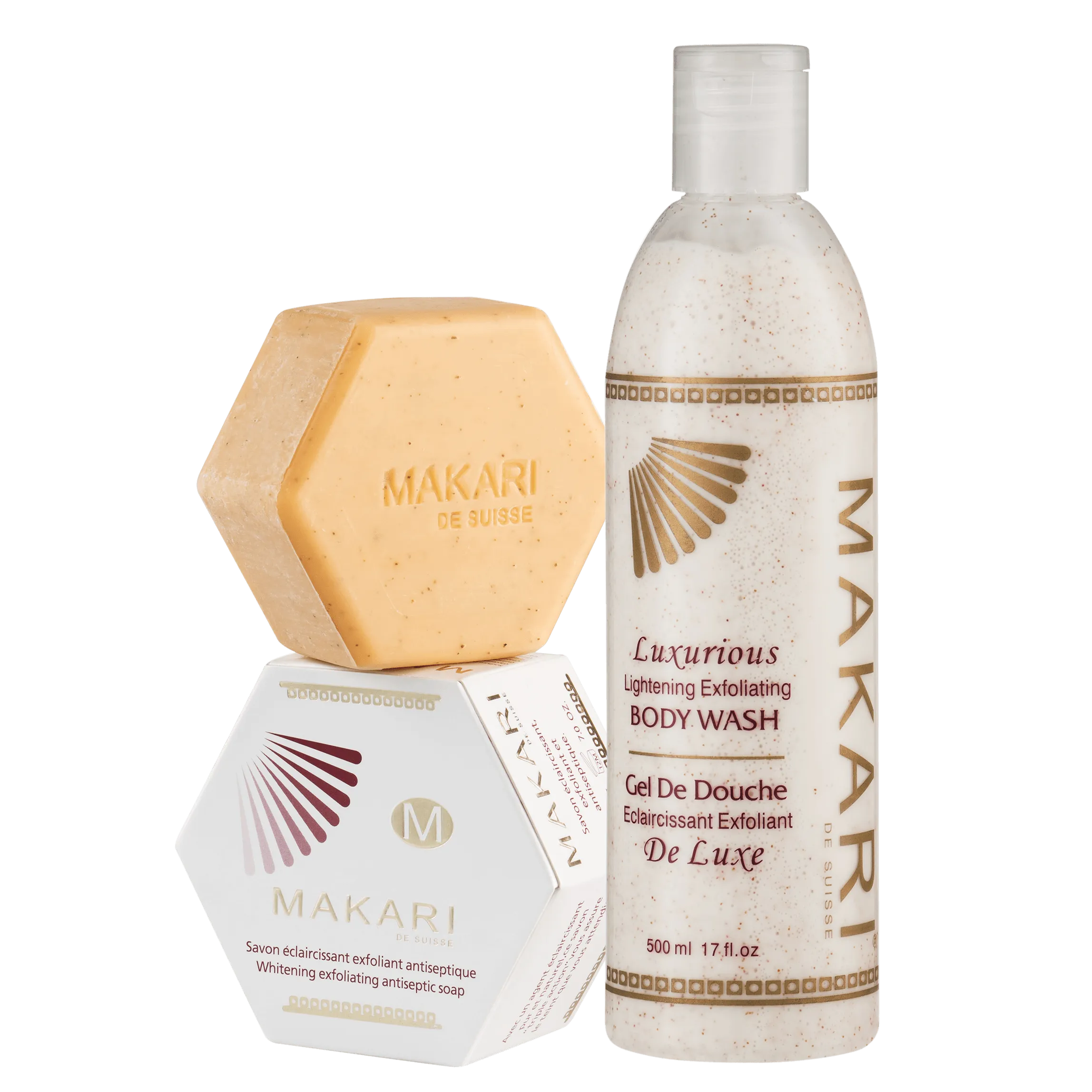 MAKARI - Exfoliating Brightening Duo (2 pc set)