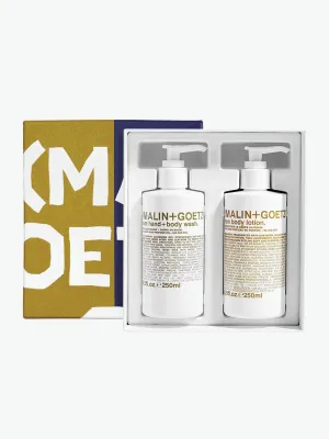 Malin And Goetz Double Duo Rum Body Wash and Body Lotion