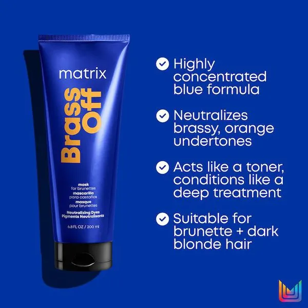 Matrix Brass Off Neutralizing Mask for Orange Tones 200ml