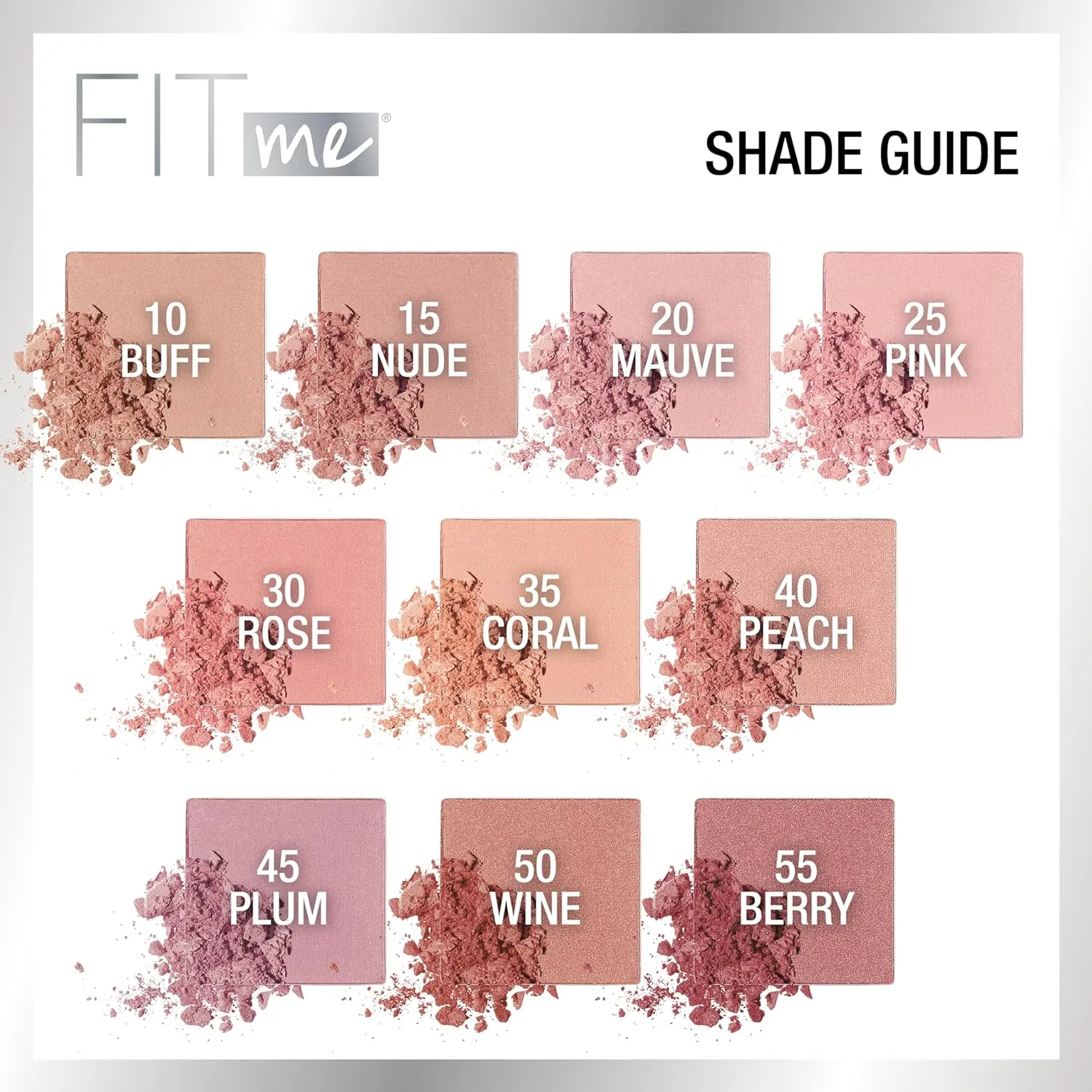 Maybelline Fit Me Loose Finishing Powder   Fit Me Blush Makeup Bundle, Includes 1 Setting Powder in Fair and 1 Blush in Pink