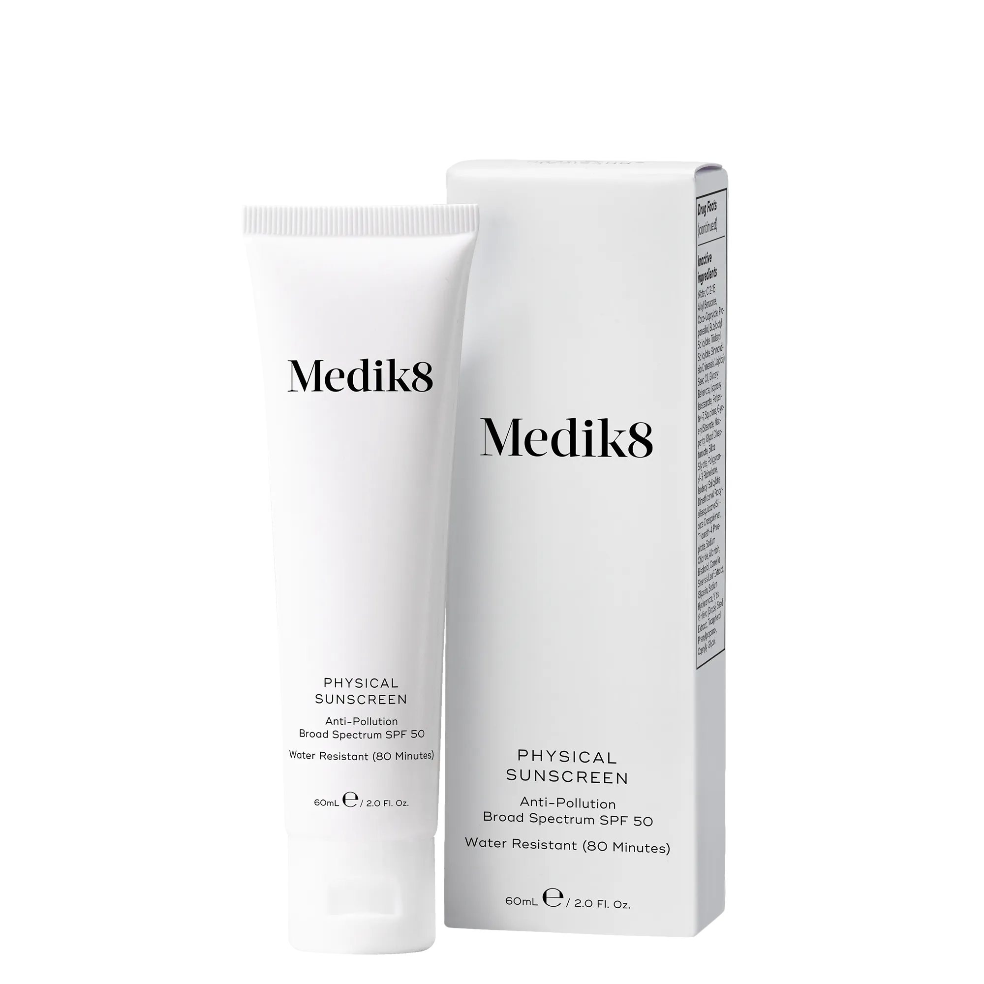 Medik8  | Physical Sunscreen SPF 50 (60ml)