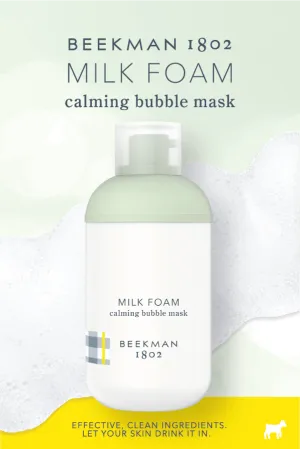 Milk Foam Bubble Mask Sample
