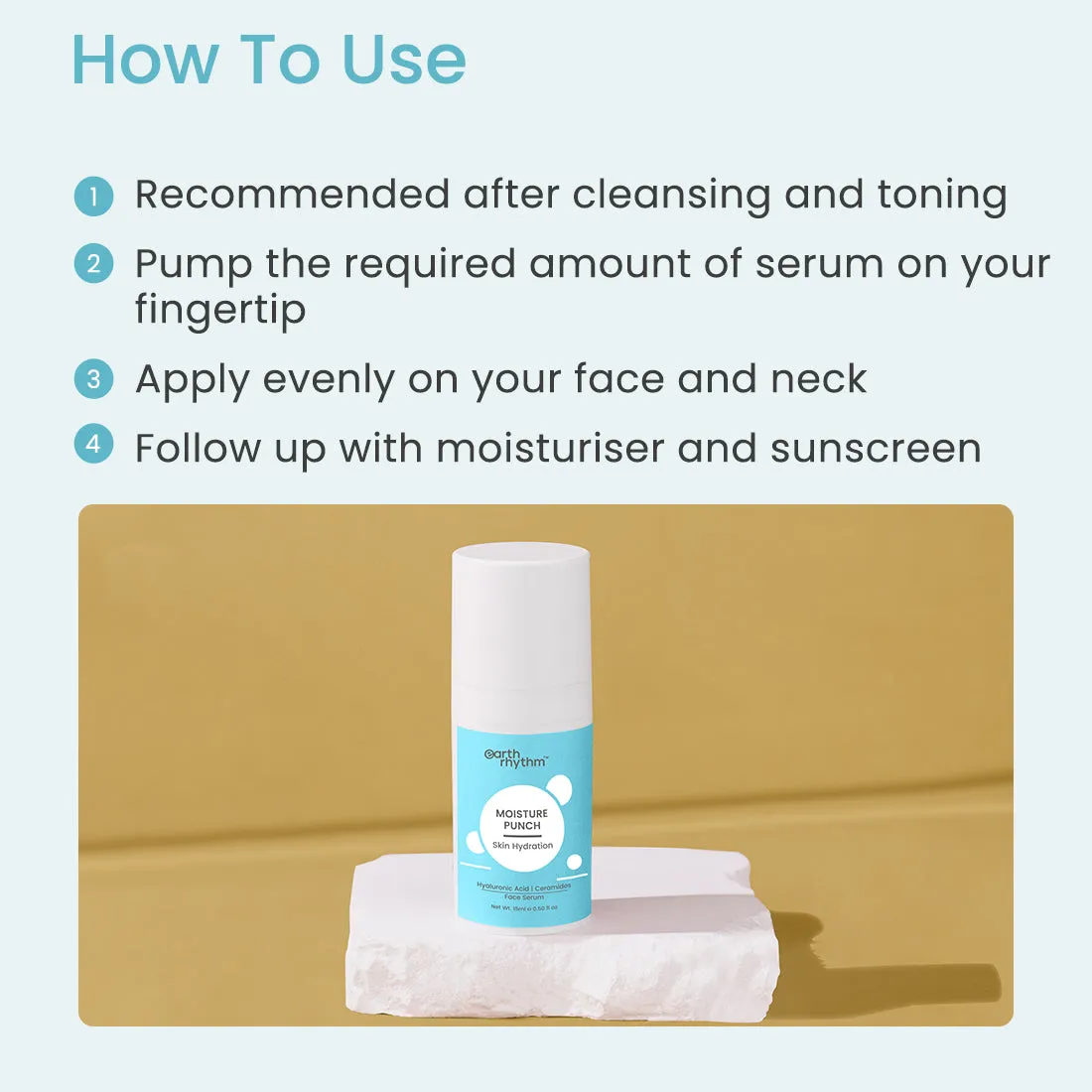 MOISTURE PUNCH SKIN HYDRATION HYALURONIC ACID & CERAMIDES FACE SERUM