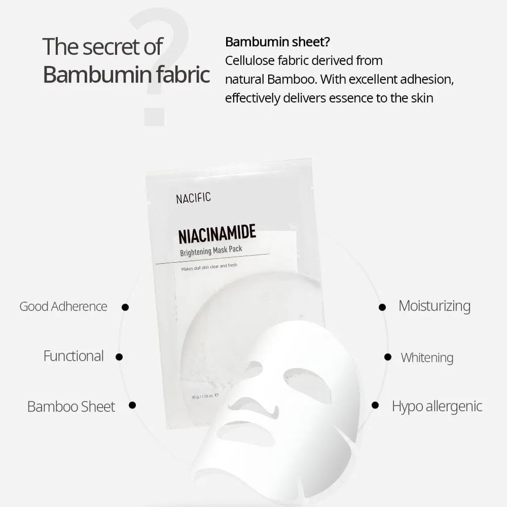 NACIFIC Niacinamide Brightening Mask (1ea)