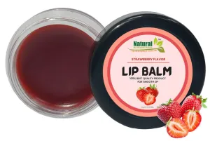 Natural Health and Herbal products Zesty Strawberry-Infused Lip Balm: Maroon Tinted Delight for Your Bright Lips 12 Hrs Miniaturization, Long Lasting, Romantic, Kissable, Smooth Enriched, Lip Care- 8g