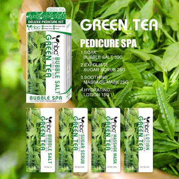 nbc 4 in 1 Bubble Spa Deluxe Pedicure Kit Green Tea