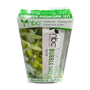 nbc 4 in 1 Bubble Spa Deluxe Pedicure Kit Olive