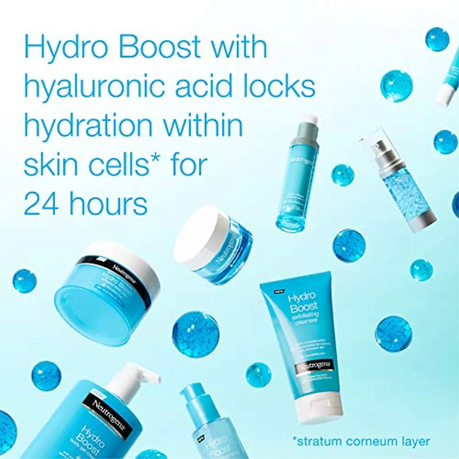 Neutrogena Hydro Boost Hyaluronic Acid Hydrating Water Face Gel Moisturizer for Dry Skin, 1.7 fl. oz