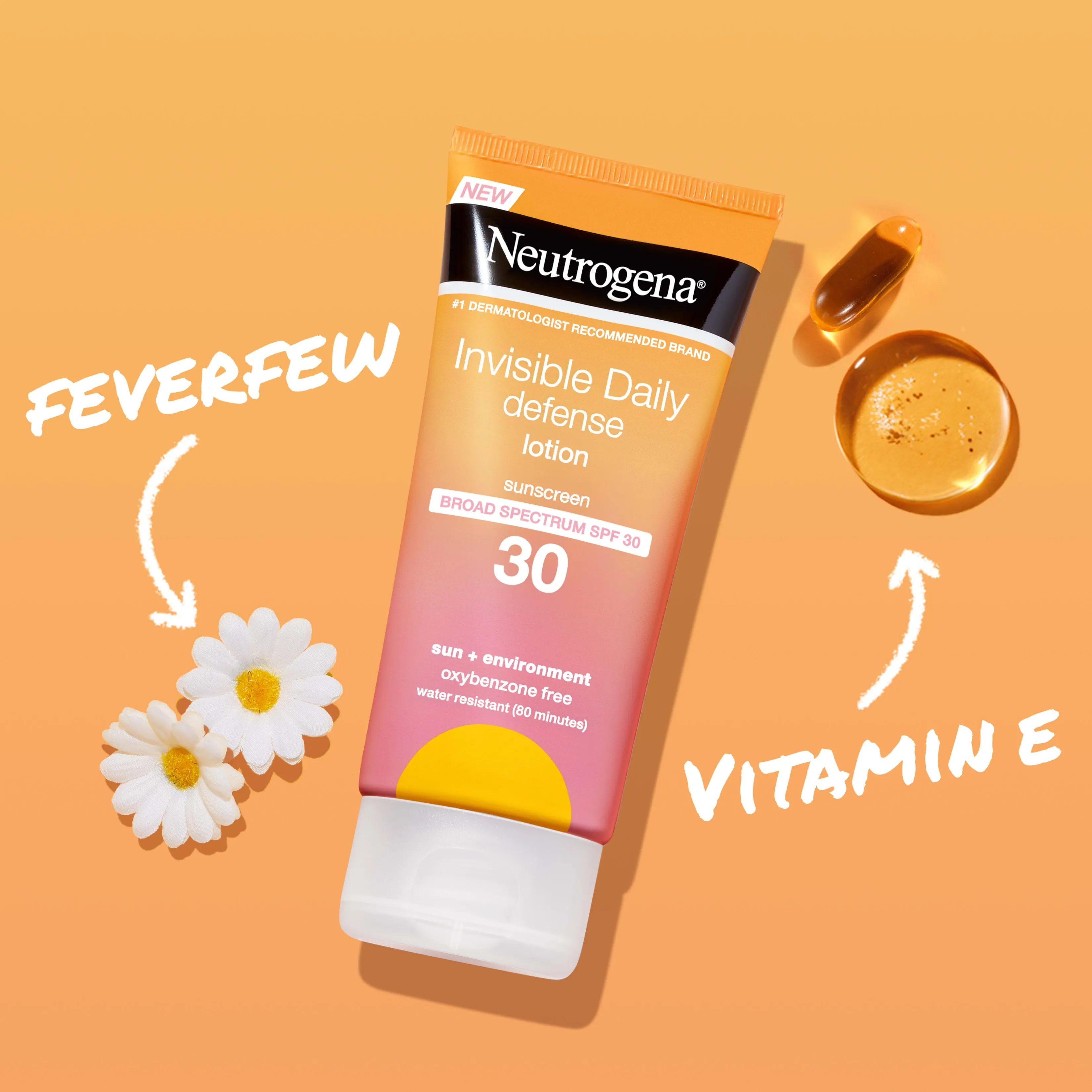 Neutrogena Invisible Daily Defense Lotion, SPF 30, 3.0 fl. oz