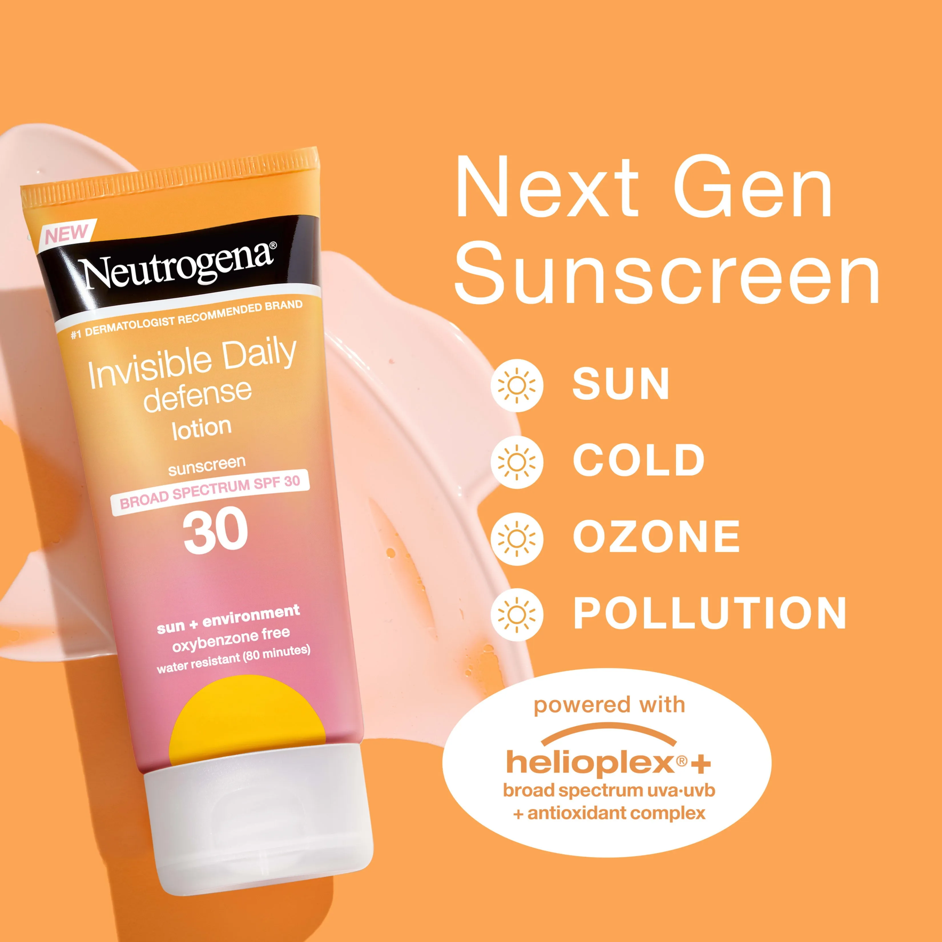 Neutrogena Invisible Daily Defense Lotion, SPF 30, 3.0 fl. oz