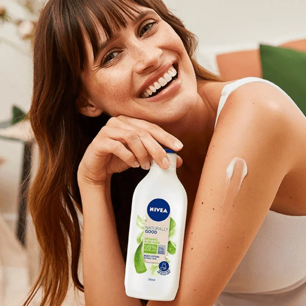 Nivea Body Lotion Naturally Good Organic Aloe Vera - 350ml