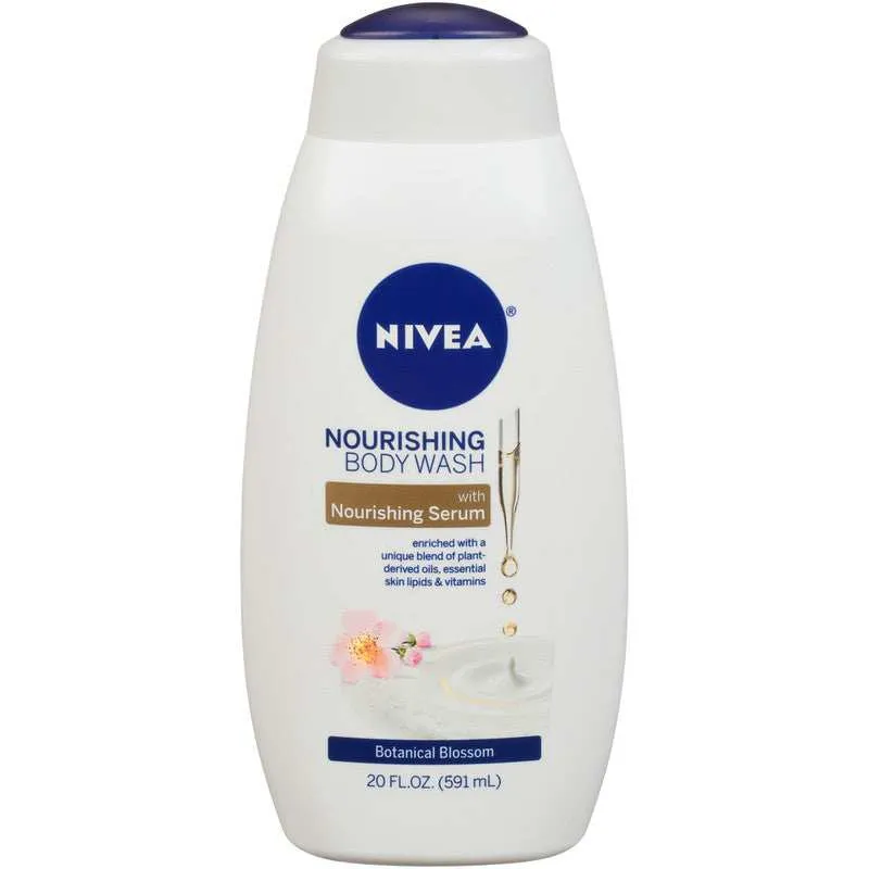 Nivea Nourishing Botanical Blossom with Nourishing Serum Body Wash - 20 oz