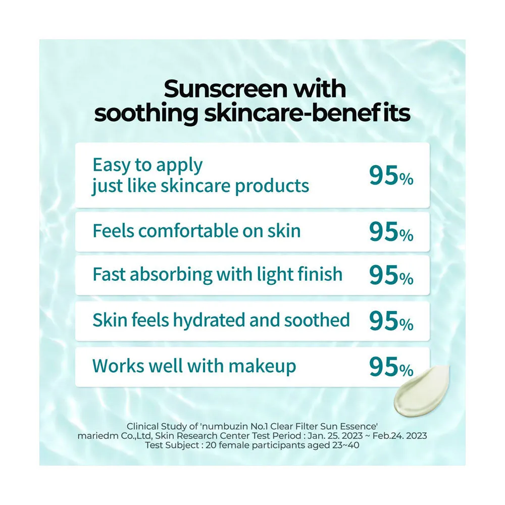 No.1 Clear Filter Sun Essence SPF50  PA    