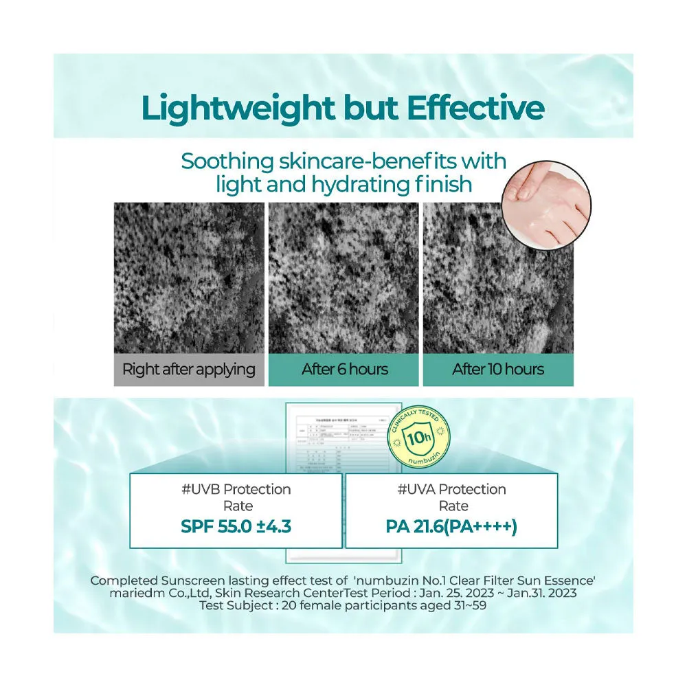 No.1 Clear Filter Sun Essence SPF50  PA    