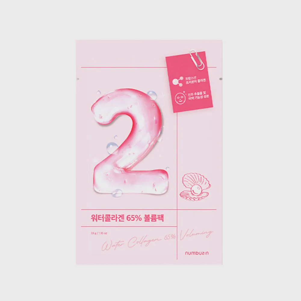 numbuzin No.2 Water Collagen 65% Voluming Mask