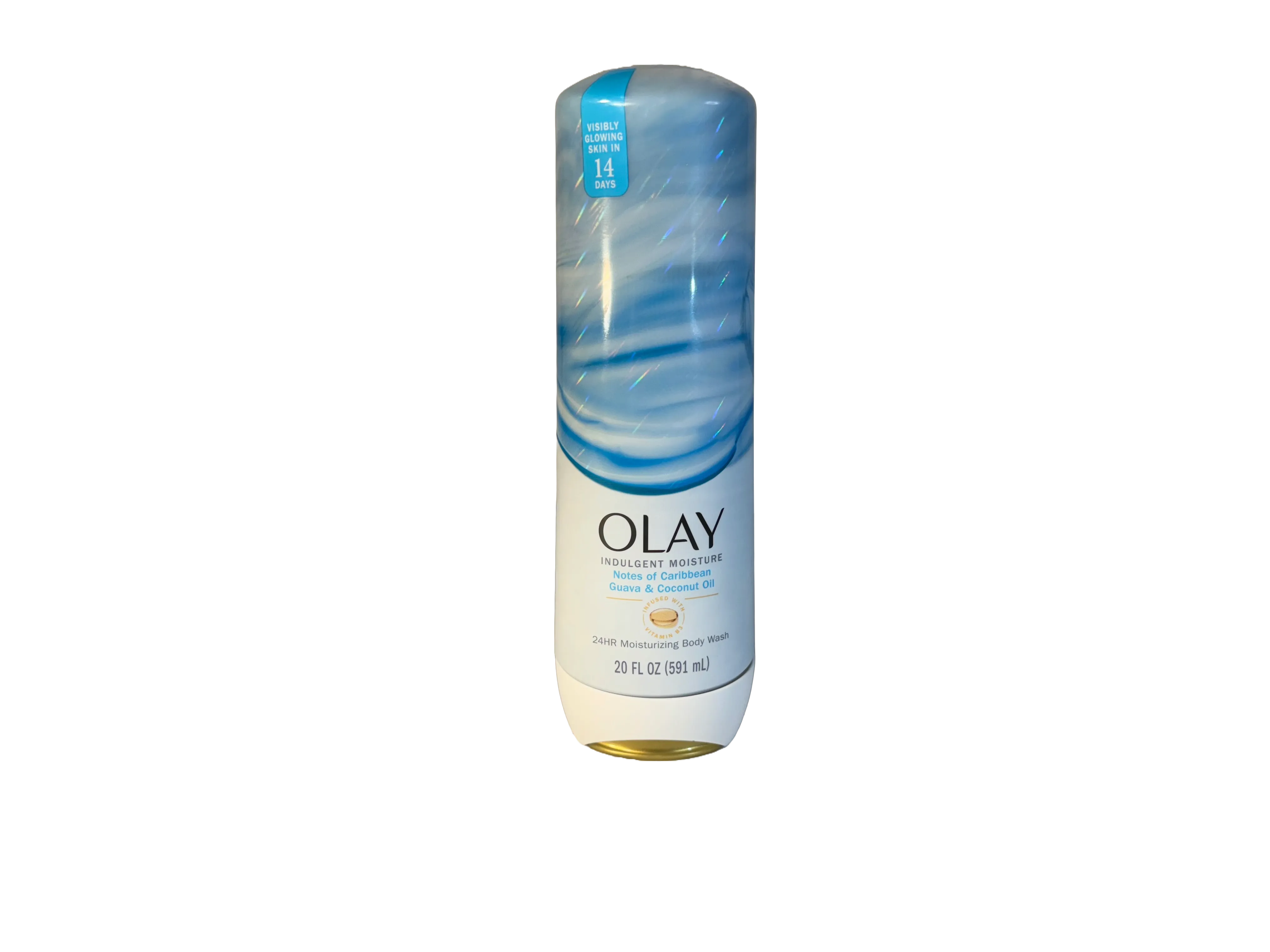 Olay Moisturizing Body Wash Notes of Caribbean Guava & Coconut Oil, 20 fl oz