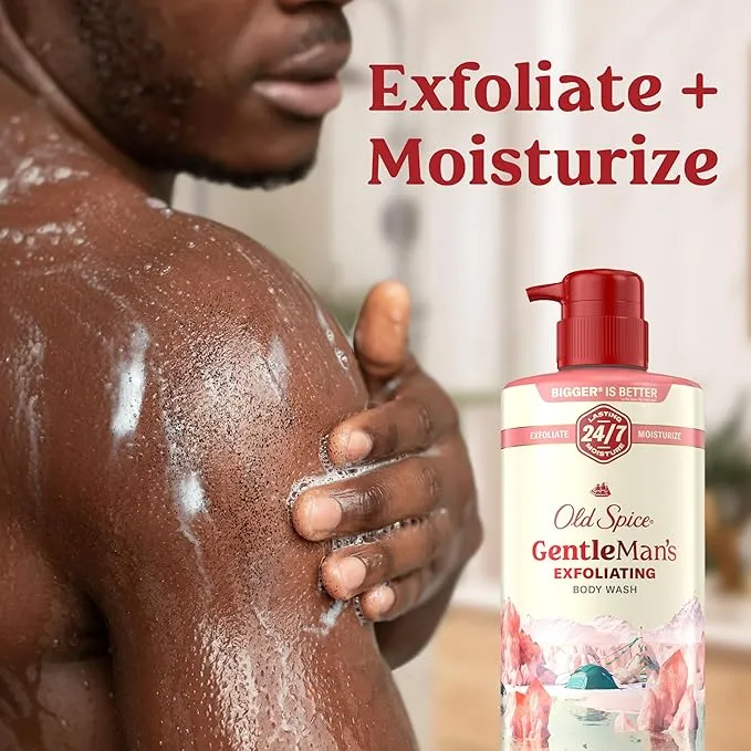 Old Spice - GentleMan's Exfoliating & Moisturizing Body Wash - 768ml