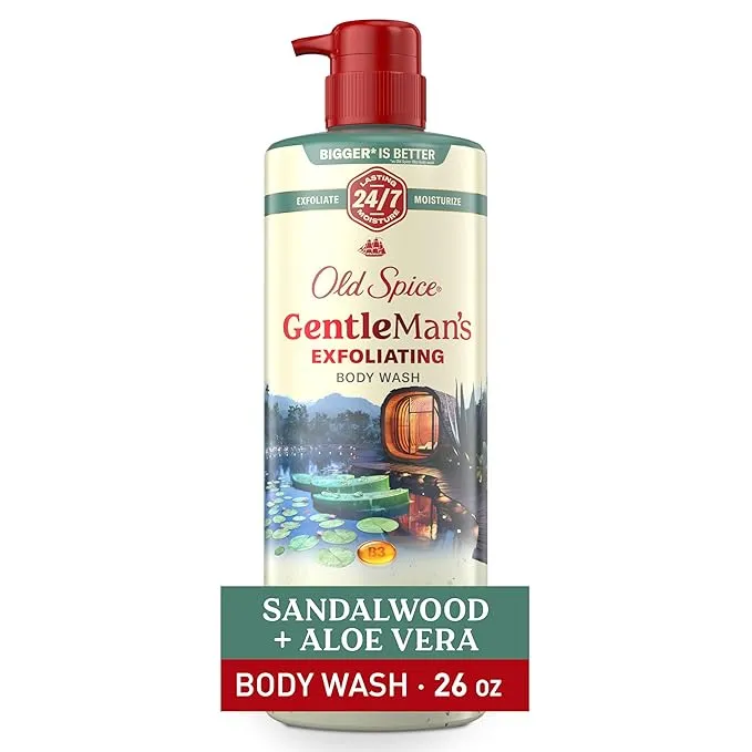 Old Spice - GentleMan's Exfoliating & Moisturizing Body Wash