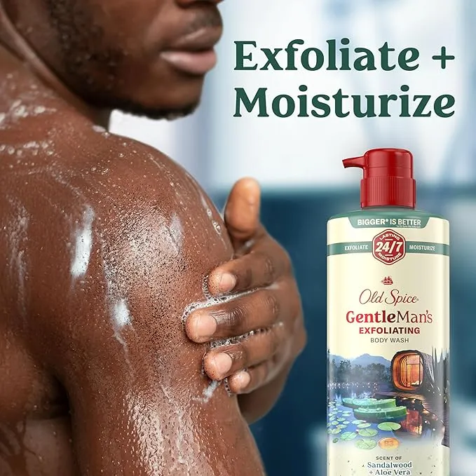 Old Spice - GentleMan's Exfoliating & Moisturizing Body Wash