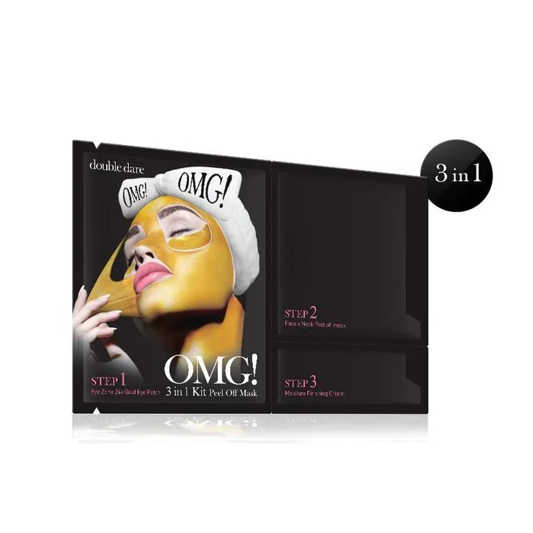 OMG 3 in 1 Kit Peel Off Mask - 5pcs