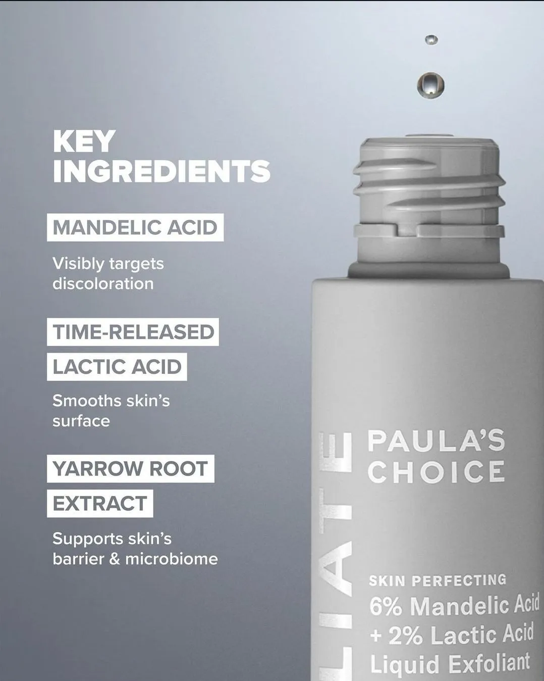 PAULA'S CHOICE 6% MANDELIC ACID   2% LACTIC ACID LIQUID EXFOLIANT
