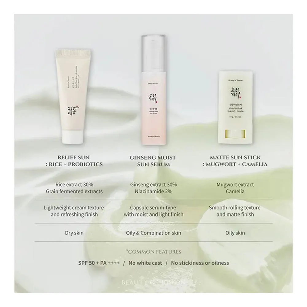 Perfect Hanbang Sun Trio [Relief Sun   Matte Sun Stick   Sun Serum] [Skincare Deals 💯]