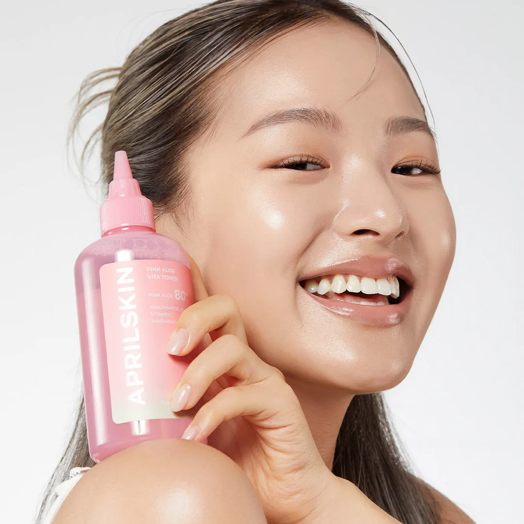 Pink Aloe Vitamin C Soothing & Brightening Toner